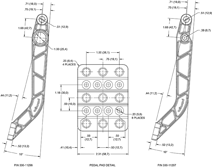 Pedal Accessories Drawing