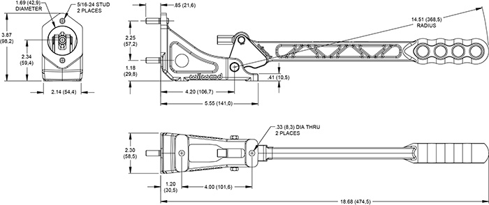 Hand Brake Assemblies Drawing