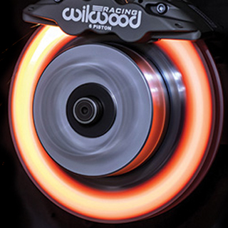 Wilwood Glowing Hot Brake Rotor on Dyno