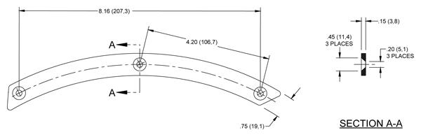 Motorcycle Rotor Dimension Diagram