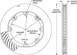 HD 48 Curved Vane Rotor Drawing