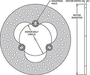 Aluminum Sprint / Midget Rotor-3H Drawing