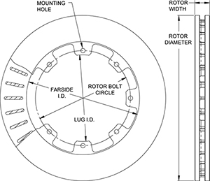 Ultralite HP 32 Vane Rotor Drawing