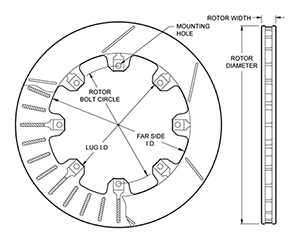 Ultralite HPS 32 Vane Rotor Drawing