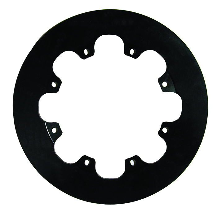 Solid Steel Rotor - Steel - Black Oxide