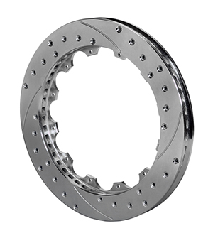 SRP-Z Drilled Rotor - Spec-37 Iron - Zinc Plate