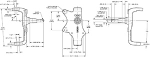 1955-1957 Chevrolet Bel Air, Nomad, 210 Drawing