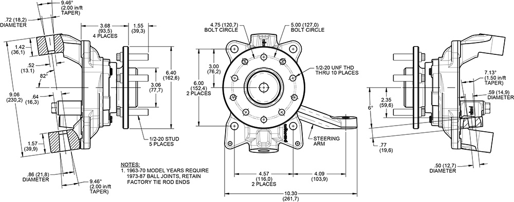 1963-1970 Chevrolet C10 / GMC C15 Drawing