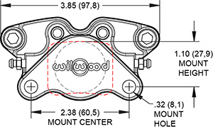 GP200 Caliper Caliper Drawing