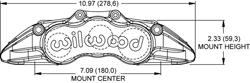 Grand National GN6R Caliper Drawing