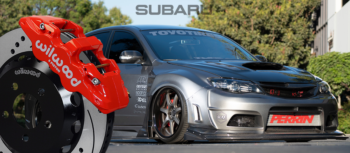 Subaru WRX with Wilwood Brakes