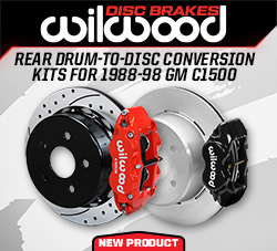 Wilwood Disc Brakes Releases Rear Drum-to-Disc Brake Conversion Kits for GM C1500