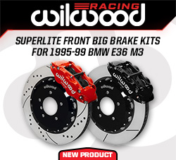 Wilwood Disc Brakes Releases Superlite Big Front Brake Kits for 1995-99 BMW E36 M3