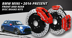 2014 – 2016 BMW Mini Cooper Front and Rear Brake Kits