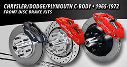 1965 – 1972 Chrysler/Dodge/Plymouth C-Body Front Brake Kits