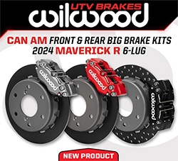 Wilwood UTV Division Releases 2024 Can-Am Maverick R Big Brake Kits