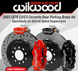 Wilwood Disc Brakes Announces New C2/C3 Corvette Rear Parking Brake Kit Specifically for Detroit Speed Suspensions