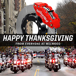 Happy Thanksgiving from Wilwood!