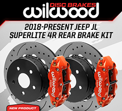 Wilwood Disc Brakes Announces New 2018-Present Jeep JL Rear Brake Kit Upgrades