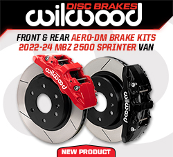 Wilwood Disc Brakes Releases Aero-DM Direct Mount Brake Kits for 2022-2024 MBZ 2500 Sprinter Van