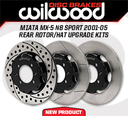 Wilwood Disc Brakes Releases New Rear Brake Rotor Kits for 2001-05 Miata NB Sport