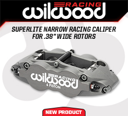 Wilwood Disc Brakes Releases Narrow Superlite Racing Caliper for .38” Wide Rotors