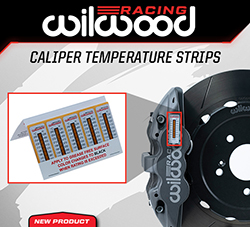 Wilwood Disc Brakes Announces New Caliper Temperature Strips