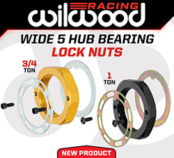 Wilwood Racing Announces New Wide 5 Spindle Bearing Lock Nut Kits