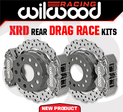 Wilwood Racing Releases XRD Drag Race Rear Axle Brake Kits with  11.25” Dynamic Mount Super Alloy Drilled & Scalloped Rotors