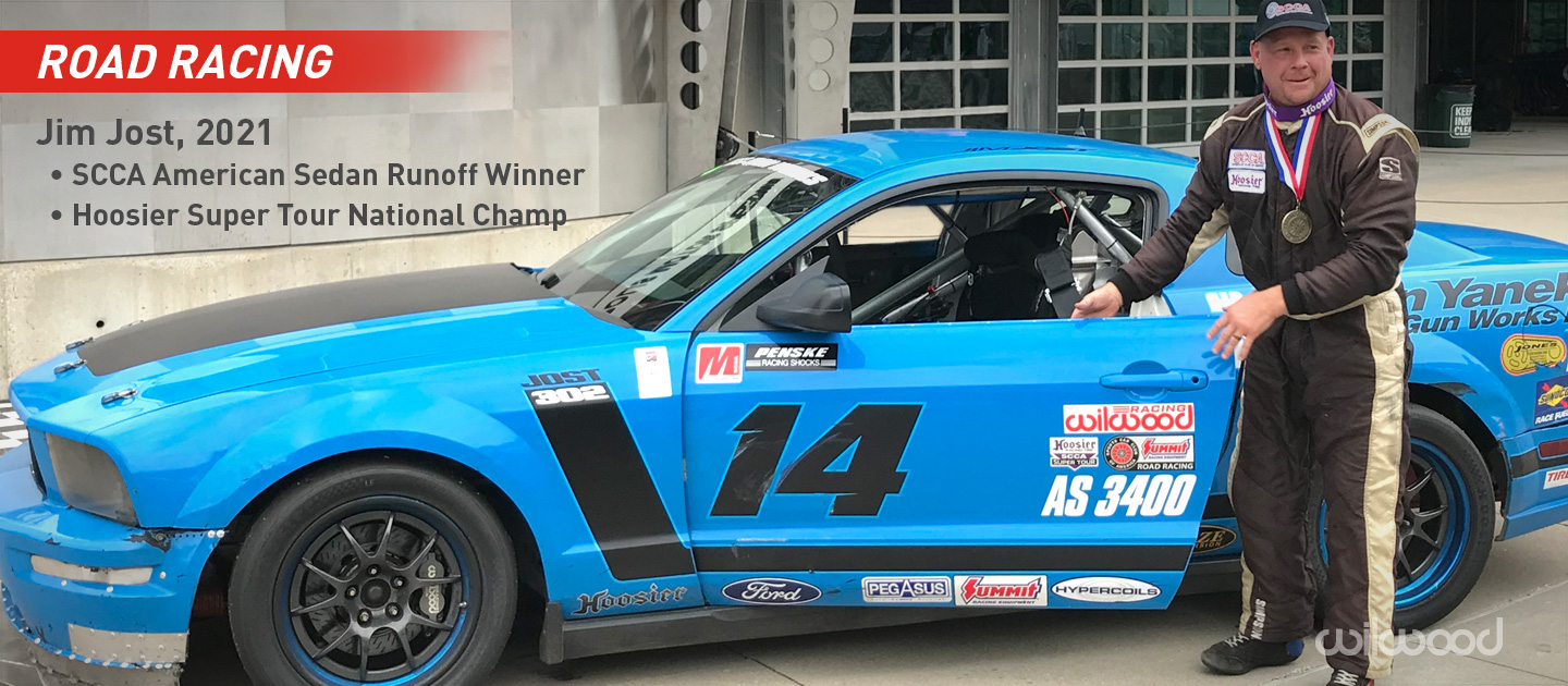 Jim Yost - 2021 SCCA American Sedan Winner with Wilwood Brakes